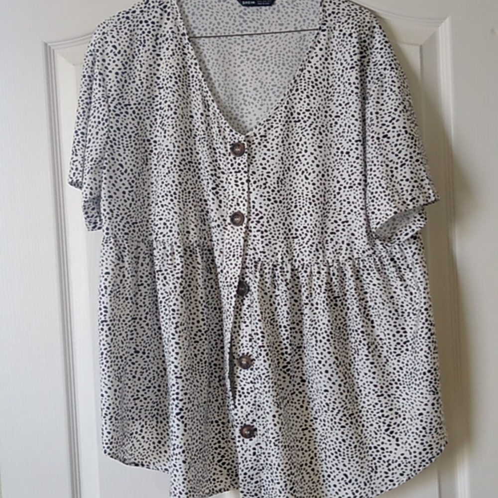 Shein printed top